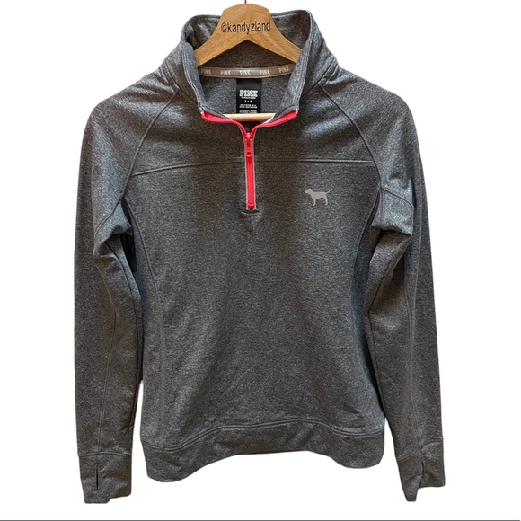 PINK Victoria's Secret Tops - PINK By Victoria’s Secret Women’s Reflective Quarter Zip Pullover